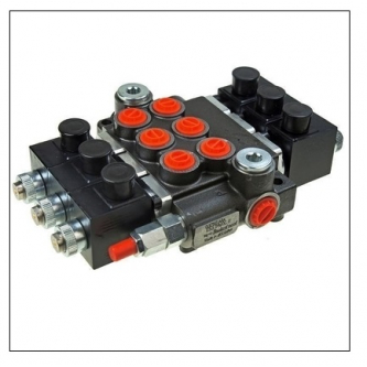 Hydraulic 3-section distributor, electrically operated
